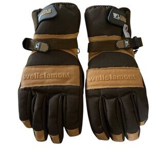 Wellslamont Leather Thinsulate Insulated Cold Weather Gloves🧤Velcro 4 Great Fit